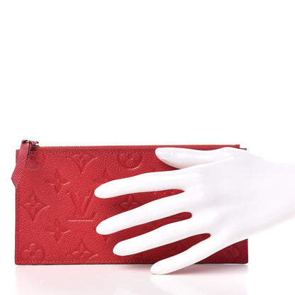 Louis Vuitton Empreinte Felicie Chain Wallet Zippered Insert Cherry 3 of 7