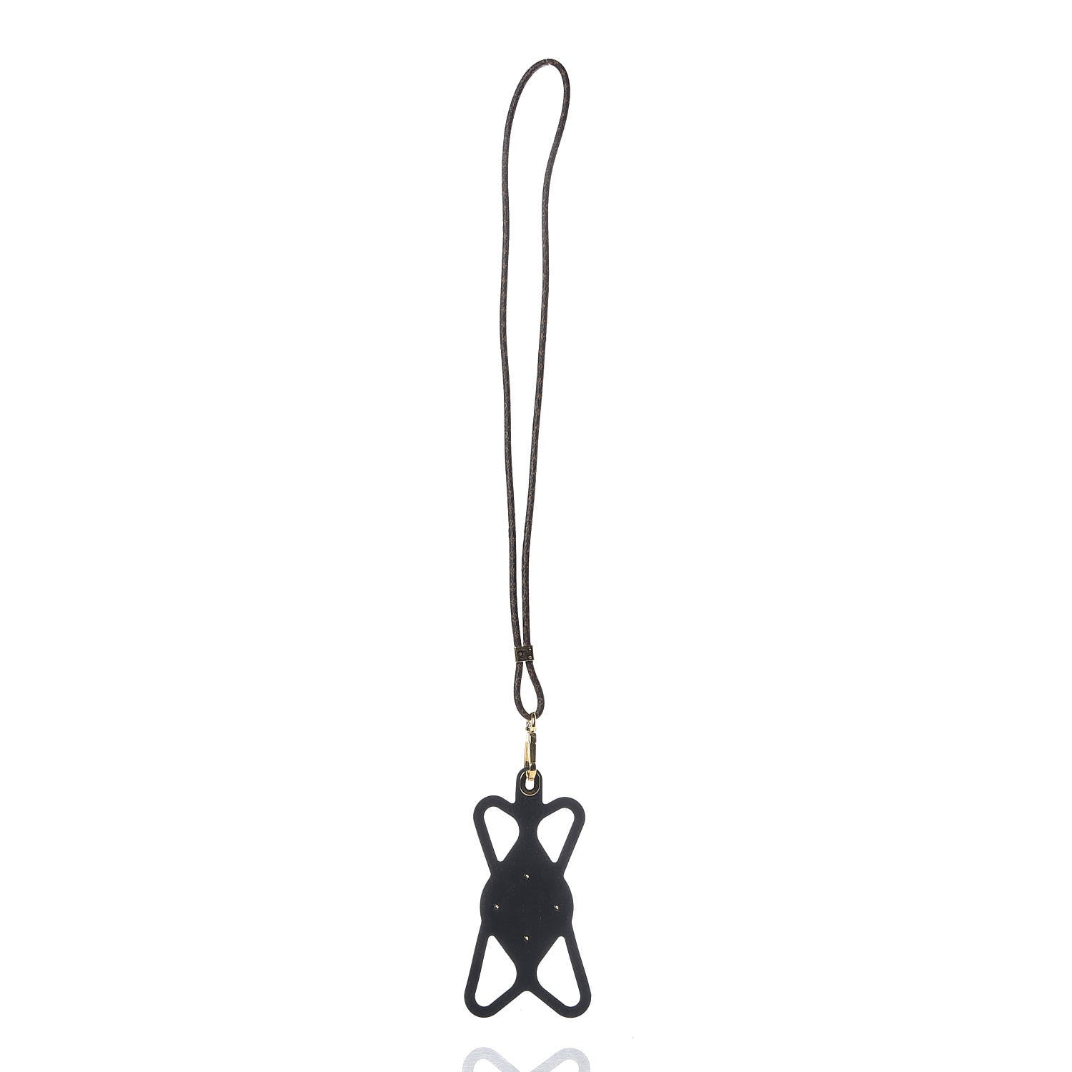 Louis Vuitton Monogram Silicone Louise Phone Holder Black 3 of 5