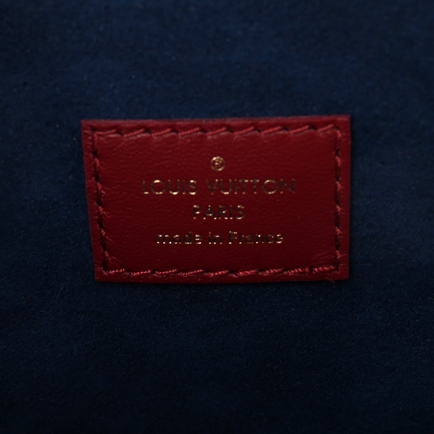 Louis Vuitton Lambskin Embossed Monogram Coussin PM Wine 7 of 10