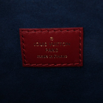 Louis Vuitton Lambskin Embossed Monogram Coussin PM Wine 7 of 10