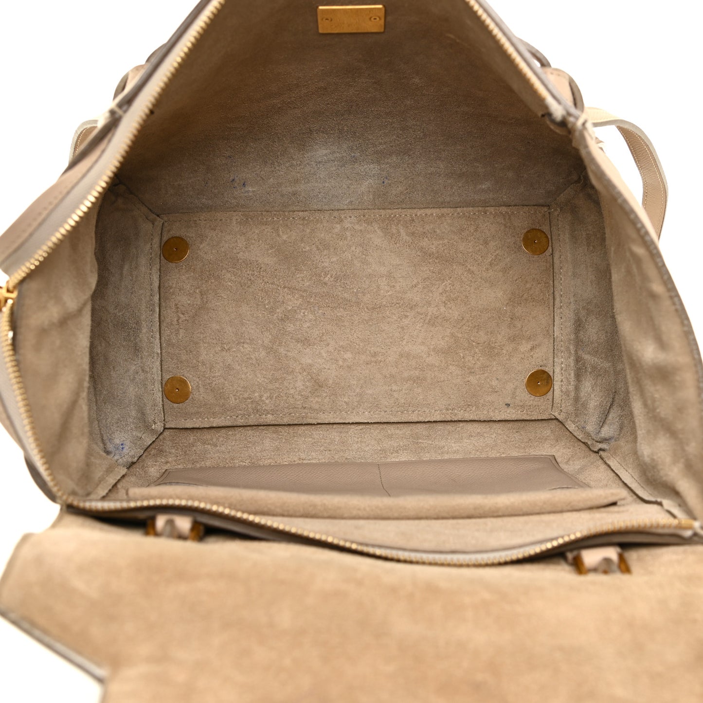 Grained Calfskin Mini Belt Bag Light Taupe