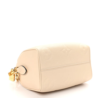 Louis Vuitton Empreinte Monogram Giant Speedy Bandouliere 20 Creme 4 of 10