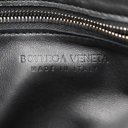 Bottega Veneta Lambskin Maxi Intrecciato Cassette Crossbody Bag Black 6 of 10