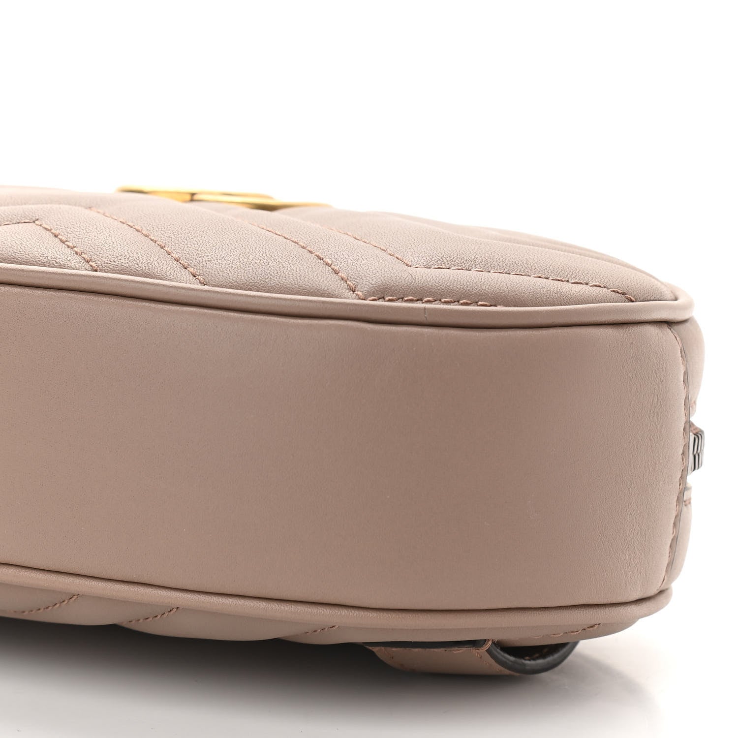 Gucci Calfskin Matelasse GG Marmont Belt Bag 95 38 Porcelain Rose 11 of 11
