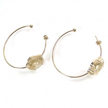 Louis Vuitton A La Folie Hoop Earrings Gold 1 of 4