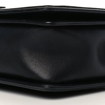 Chanel Calfskin Quilted Double Stitch New Medium Boy Flap Black 9 of 10