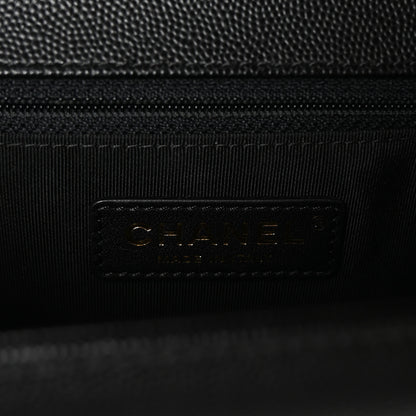 Chanel Caviar Quilted New Medium Boy Flap Black 6 of 10