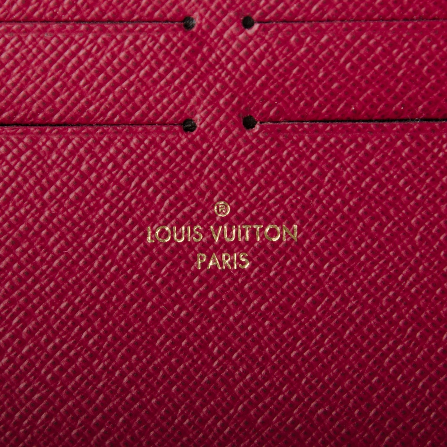 Monogram Pochette Felicie Chain Wallet Fuchsia