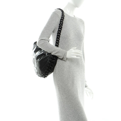Chanel Calfskin Modern Chain Rhodoid Hobo Black 2 of 8