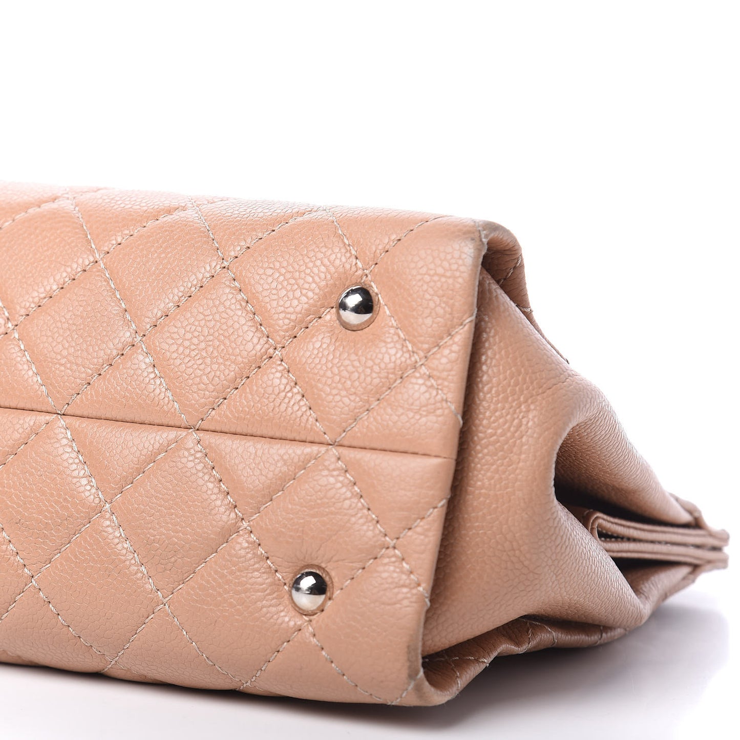 Caviar Quilted Petit Timeless Tote PTT Beige