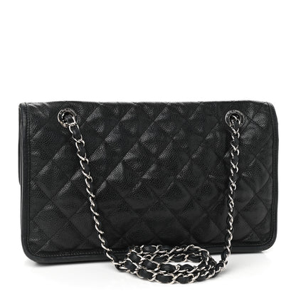 Chanel Caviar Quilted Medium French Riviera Flap Black 3 of 12