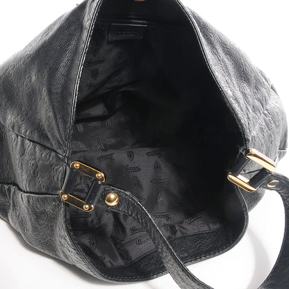 Gucci Guccissima Ladies Web Large Hobo Black 5 of 7