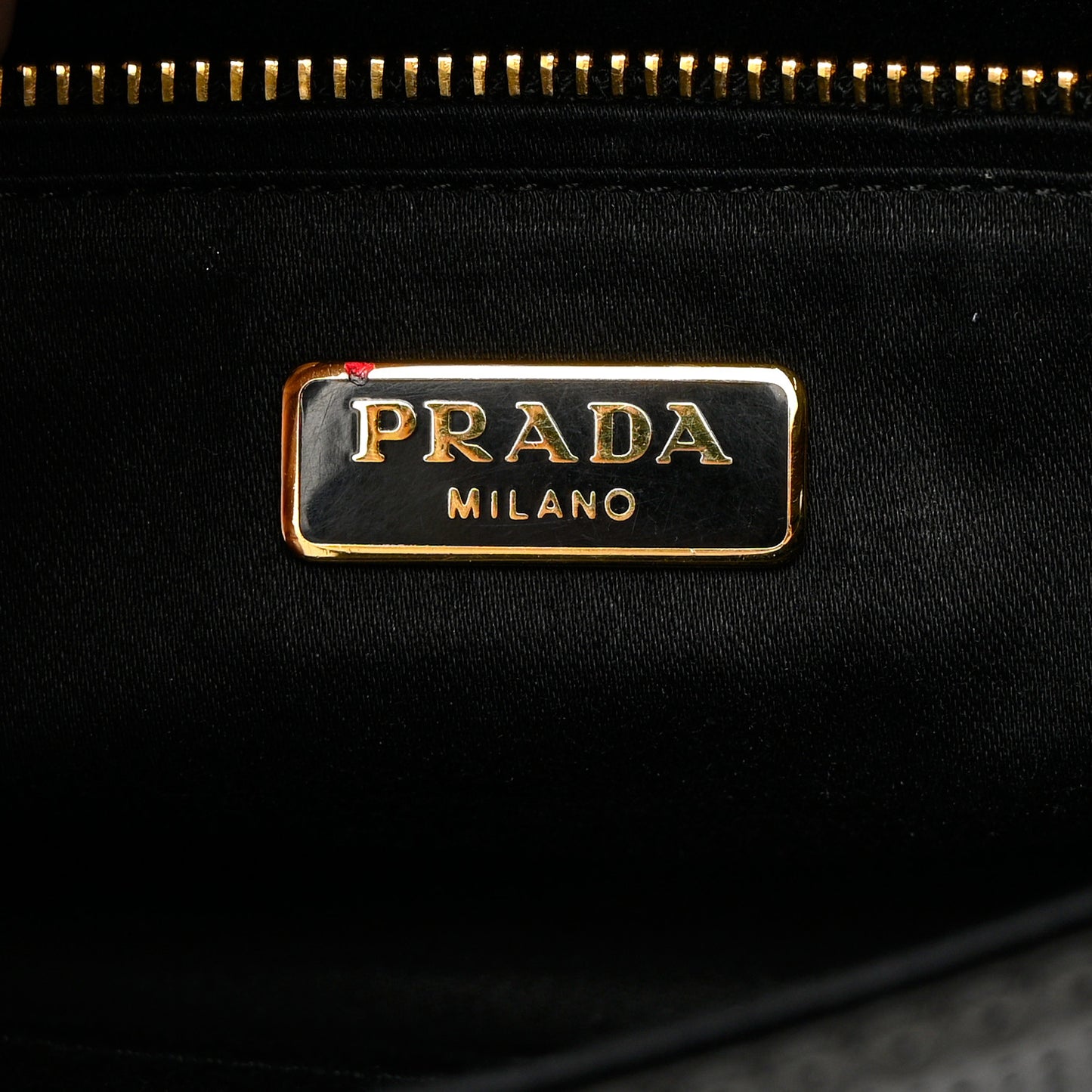 Paillettes Striped Clutch Black Blue