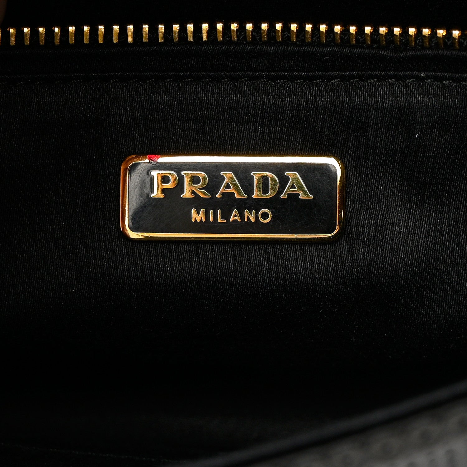 Prada Paillettes Striped Clutch Black Blue 6 of 9
