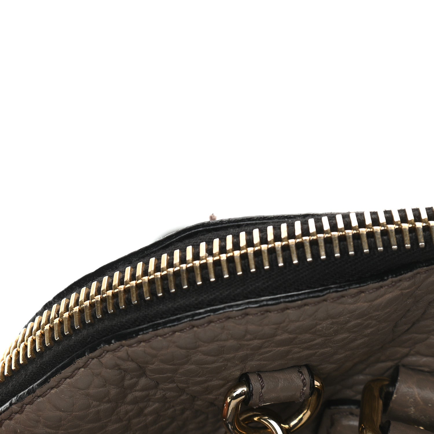 Burberry Heritage Grain Small Orchard Bowling Bag Pale Taupe 12 of 13