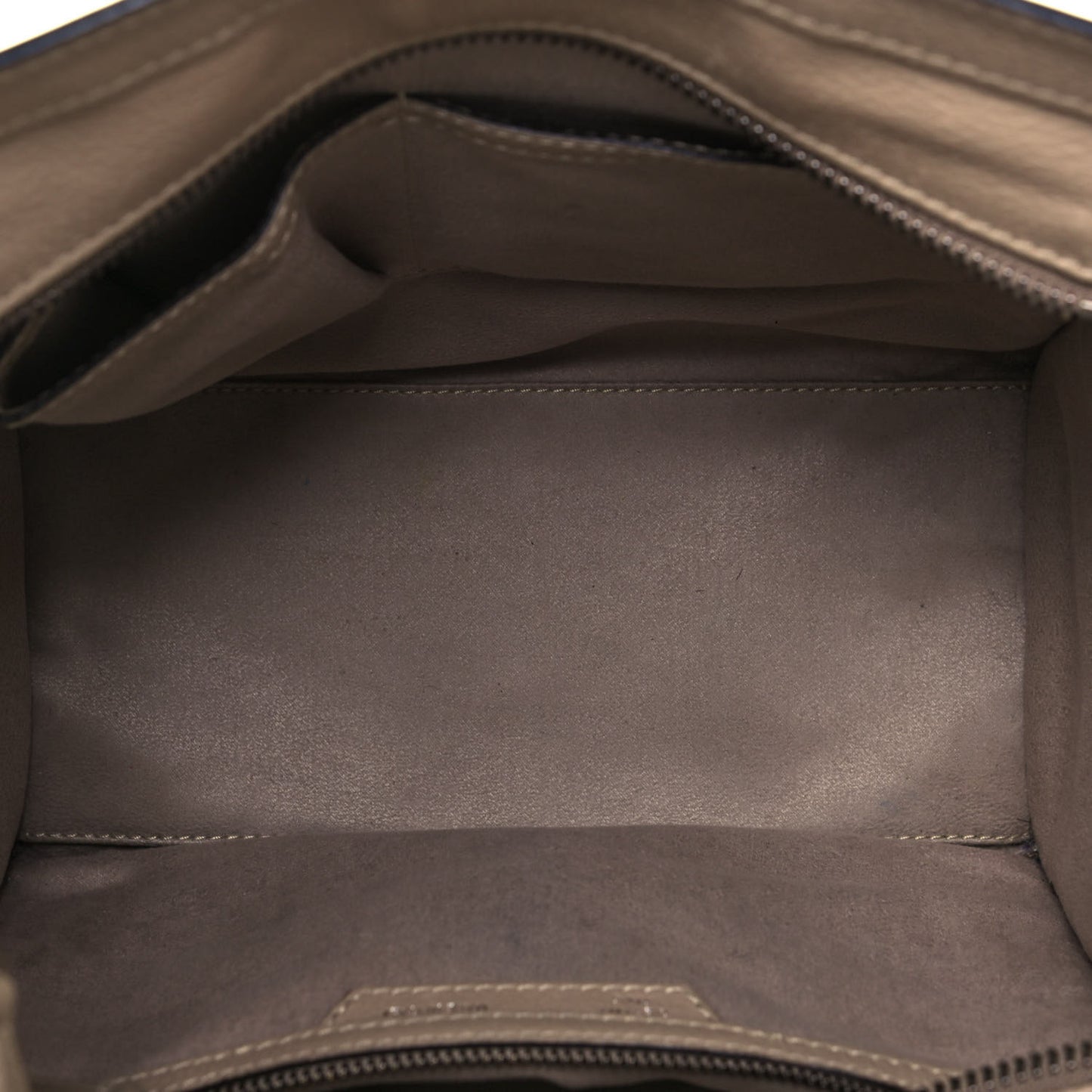 Pebbled Calfskin Micro Luggage Dune