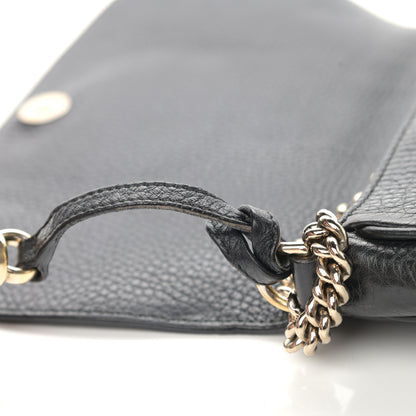 Gucci Pebbled Calfskin Medium Soho Flap Crossbody Black 16 of 18