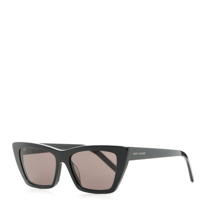 Saint Laurent Acetate Mica Cat Eye Sunglasses SL 276 Black 1 of 8