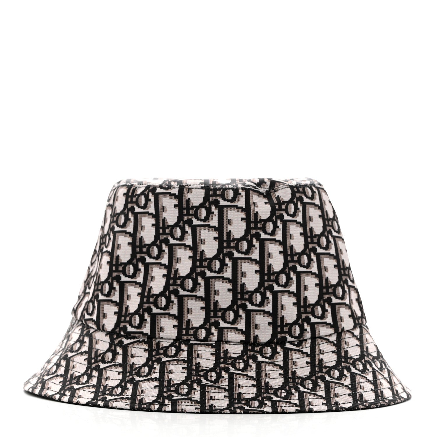 Christian Dior Oblique Reversible Teddy-D Brim Bucket Hat 58 Black 9 of 16