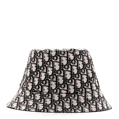 Christian Dior Oblique Reversible Teddy-D Brim Bucket Hat 58 Black 9 of 16