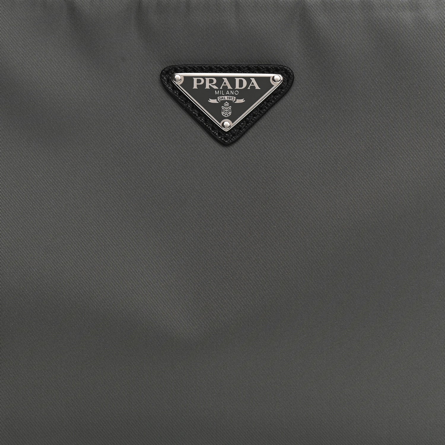 Prada Re-Nylon Saffiano Pocket Zippered Shoulder Bag Ardesia Black 8 of 10