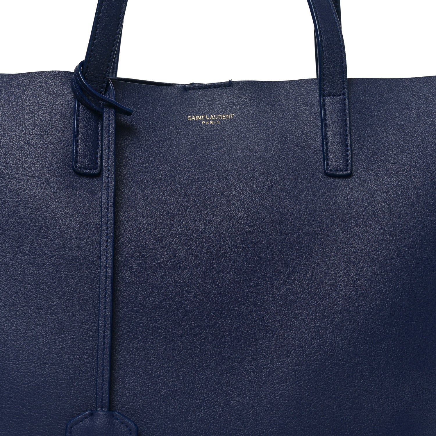 Saint Laurent Calfskin Large Shopping Tote Saphir 8 of 11