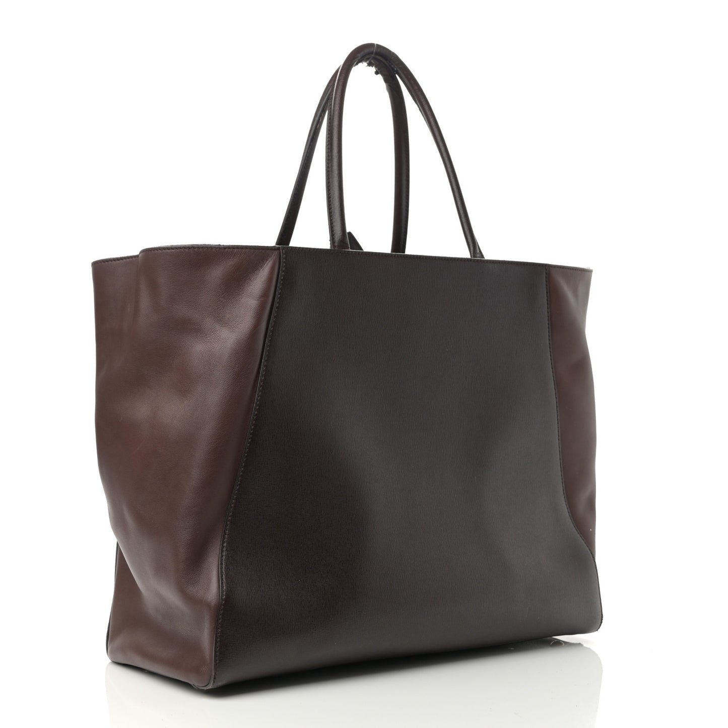 Vitello Elite Flamingo Large 2Jours Tote Moro Marrone Nocciola