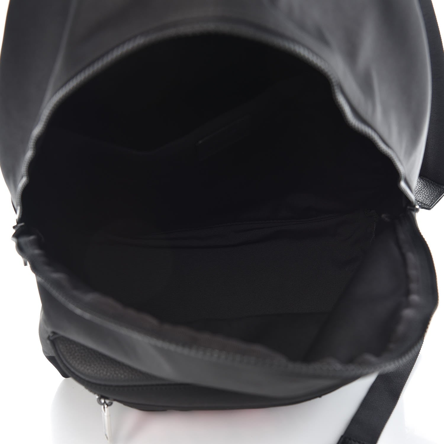 Christian Dior X KAWS Nylon Calfskin Logo Backpack Black 5 of 6