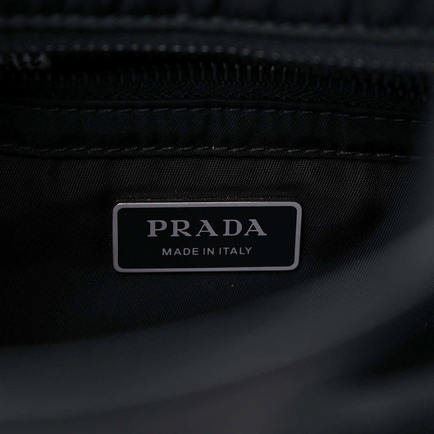 Prada Tessuto Nylon Soft Padded Small Shopping Tote Black 5 of 8