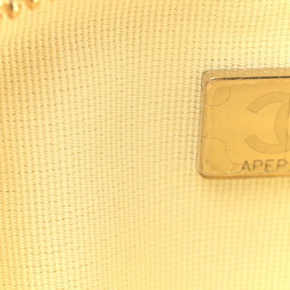 Chanel Lambskin Quilted Hobo Shoulder Bag Light Yellow 7 of 12