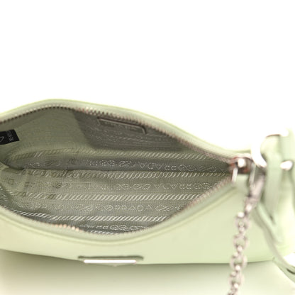 Prada Re-Nylon Saffiano Re-Edition 2005 Shoulder Bag Acqua 5 of 10