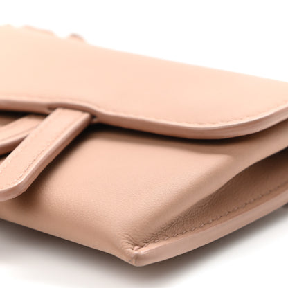 Christian Dior Ultra Matte Calfskin Nano Saddle Chain Pouch Rose Des Vents 10 of 13