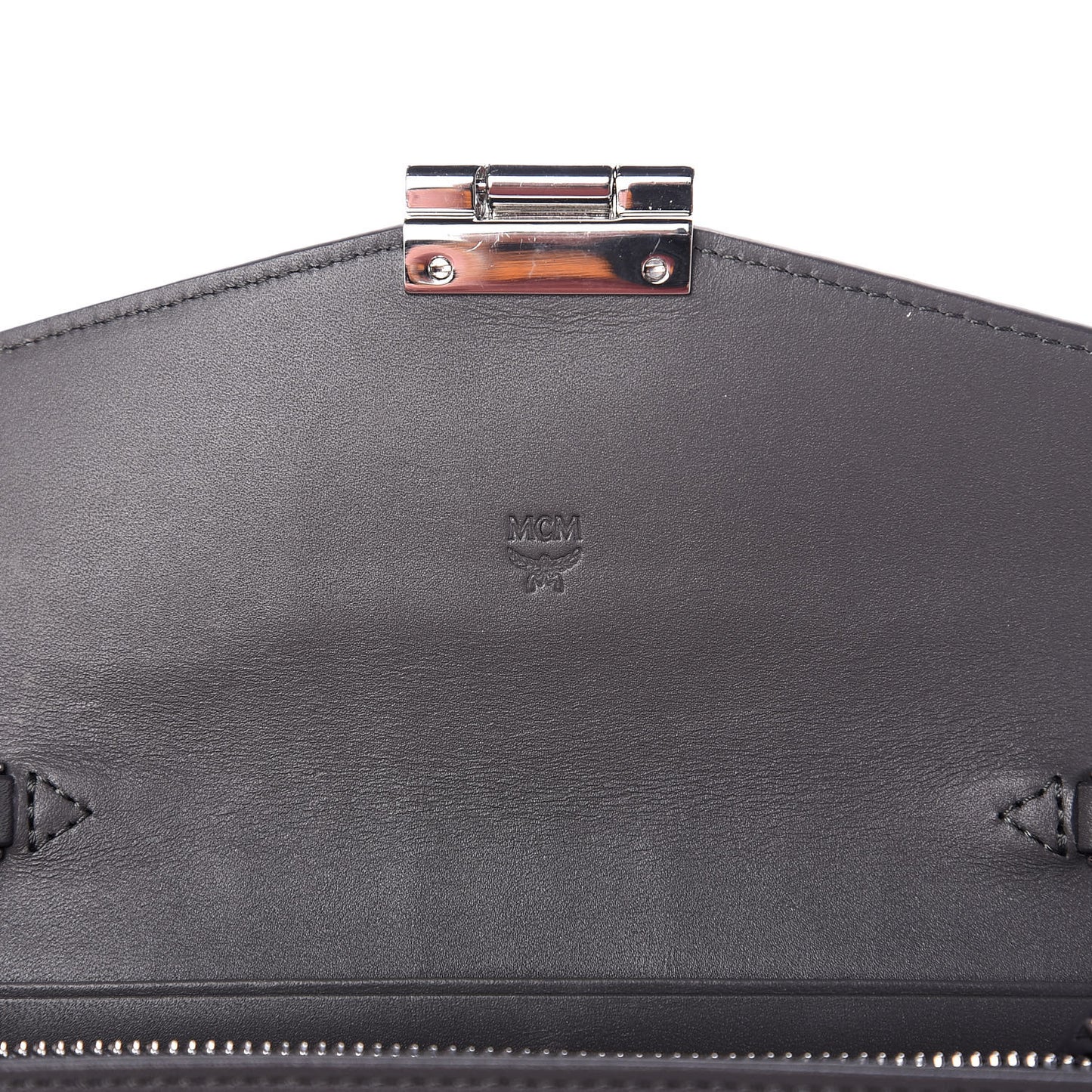 Visetos Large Patricia Wallet On Chain Phantom Grey