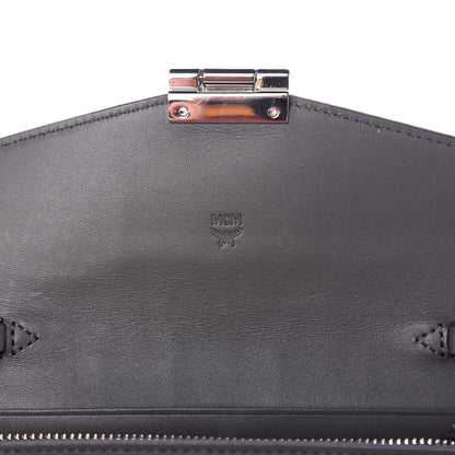 MCM Visetos Large Patricia Wallet On Chain Phantom Grey 6 of 11