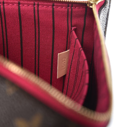 Louis Vuitton Monogram Neverfull MM GM Pochette Pivoine 7 of 7