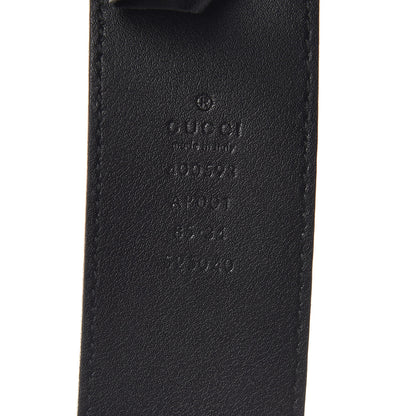 Gucci Calfskin Double G 40mm Belt 85 34 Black 4 of 7