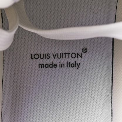 Louis Vuitton Canvas Monogram Mens Striped LV Trainer Sneakers 4 Beige 8 of 9