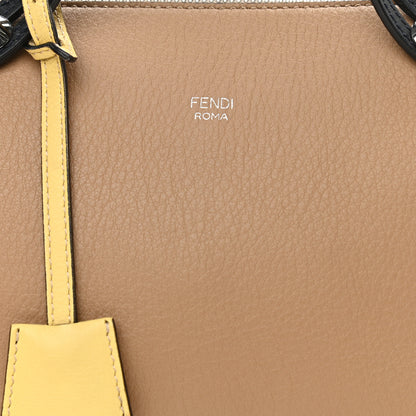 Fendi Vitello Dolce 4 Color Medium By The Way Boston Bag Sand Grano Multicolor 8 of 11