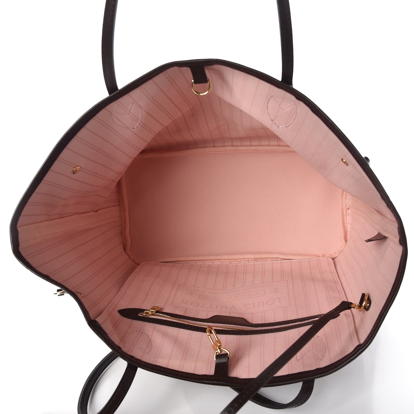 Damier Ebene Neo Neverfull MM Rose Ballerine