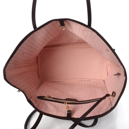 Louis Vuitton Damier Ebene Neo Neverfull MM Rose Ballerine 8 of 10