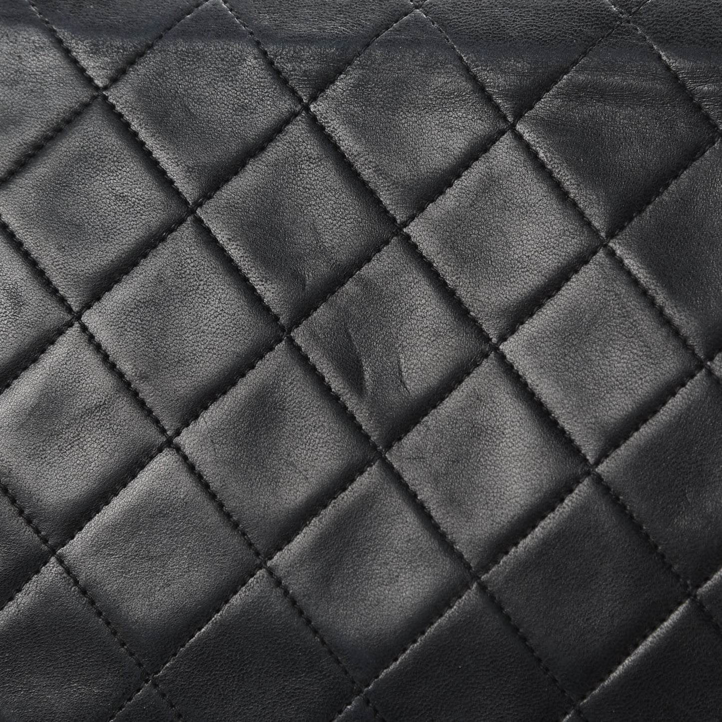 Lambskin Quilted Flap Bag Black