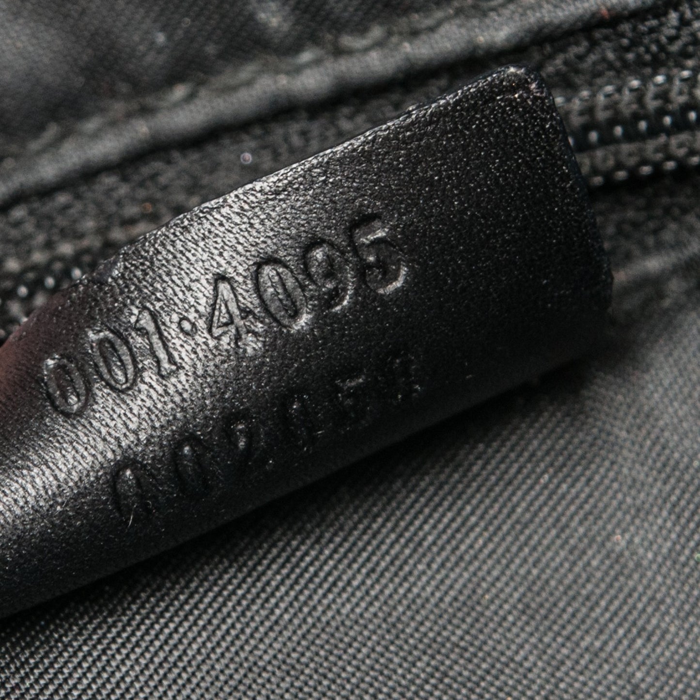 Monogram Bamboo Top Handle Bag Black