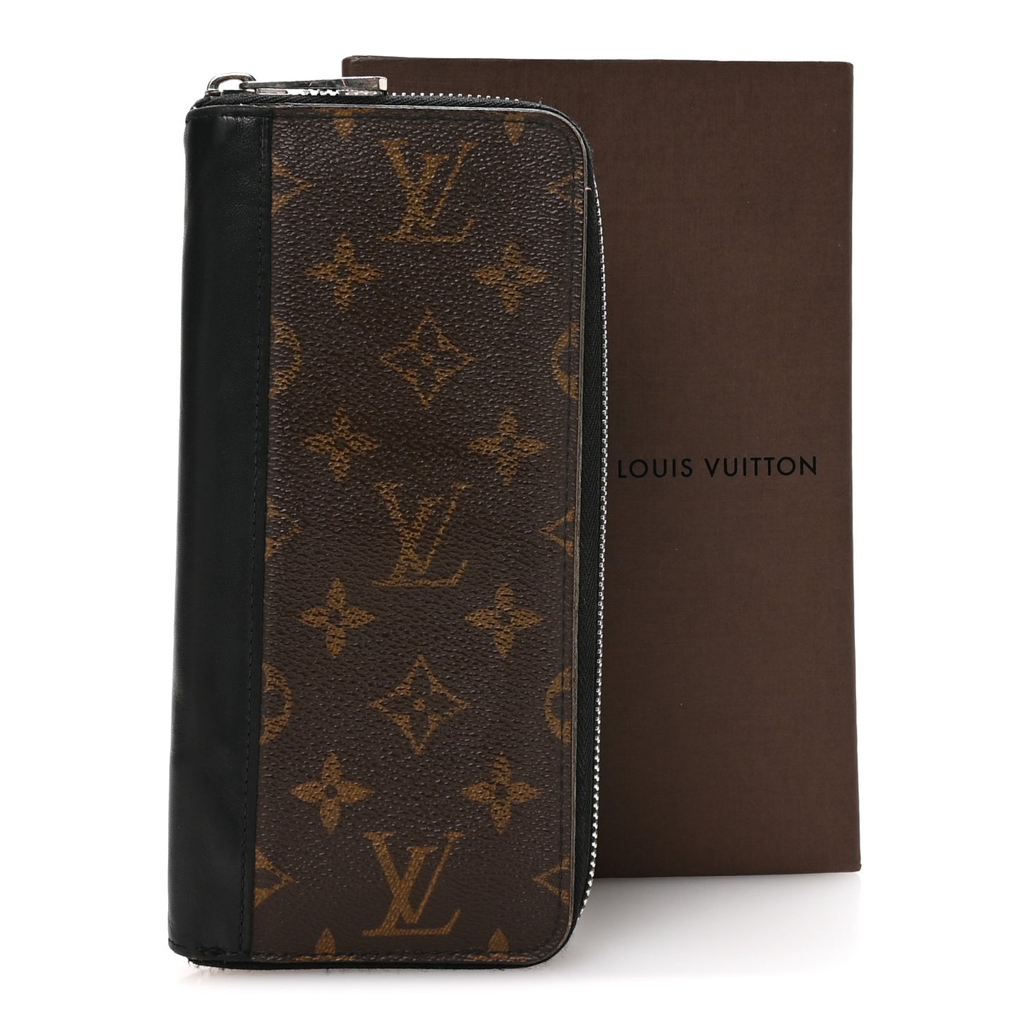Monogram Macassar Vertical Zippy Wallet