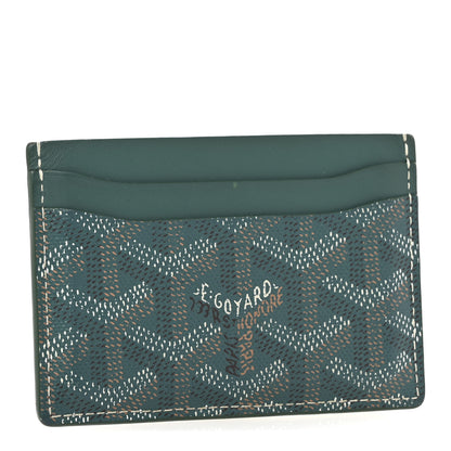 Goyard Goyardine Saint Sulpice Card Holder Green 3 of 8