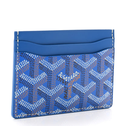 Goyard Goyardine Saint Sulpice Card Holder Sky Blue 3 of 7