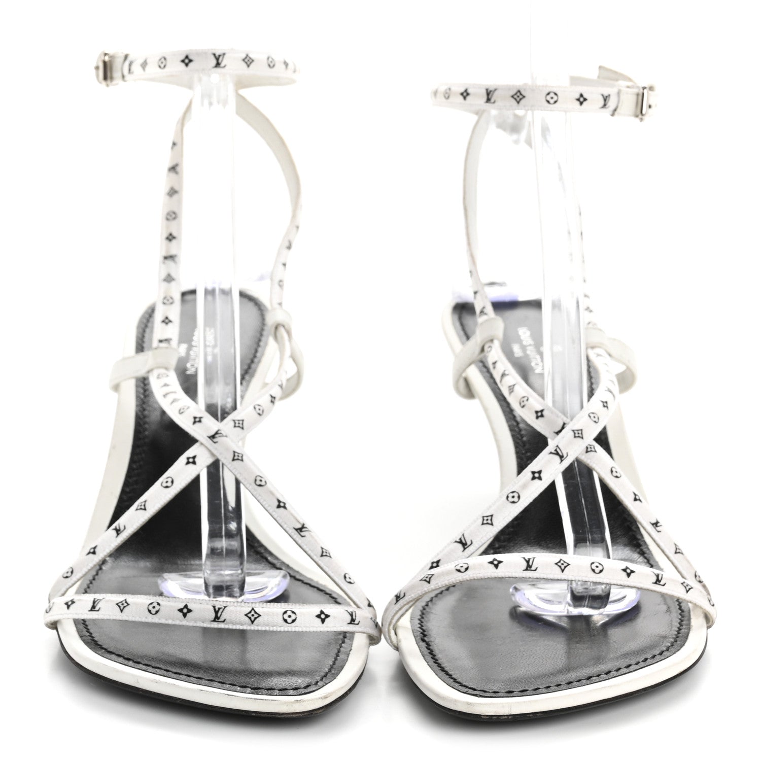 Louis Vuitton Satin Calfskin Citizen Sandal 41 White 4 of 18