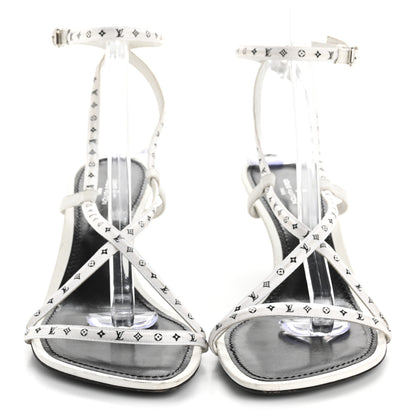 Louis Vuitton Satin Calfskin Citizen Sandal 41 White 4 of 18