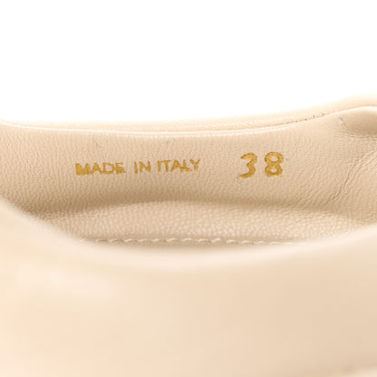 Prada Spazzolato Triangle Logo Pointed Toe 45mm Slingback Pumps 38 Deserto 8 of 9