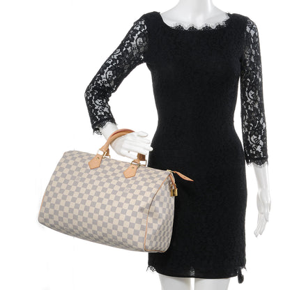 Louis Vuitton Damier Azur Speedy 35 2 of 9