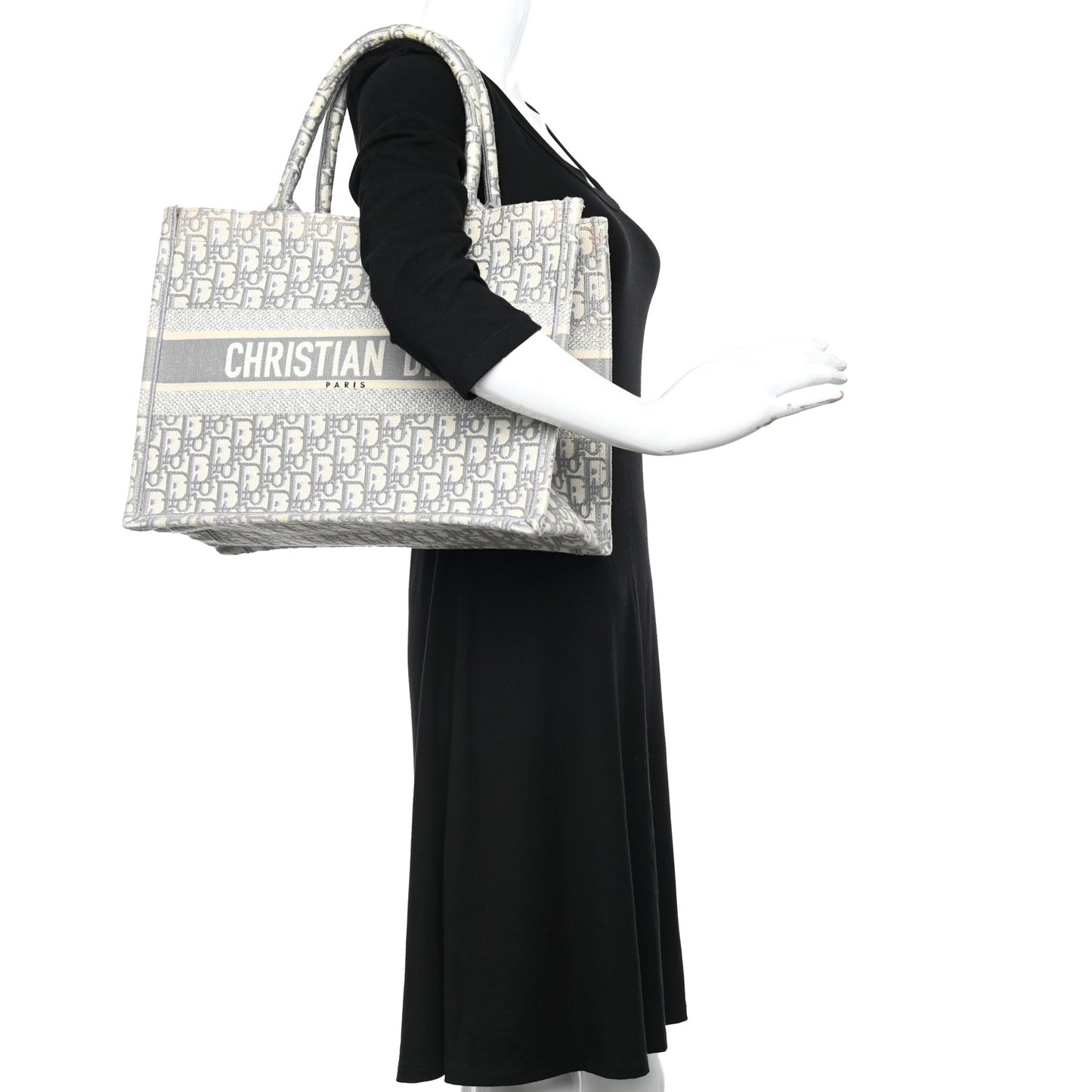 Oblique Medium Book Tote Grey